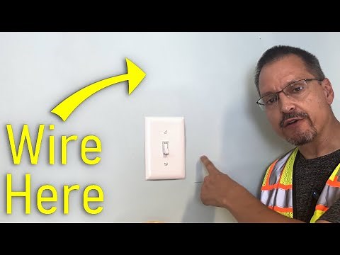 No Stress Method Running Electrical Wires Behind Walls