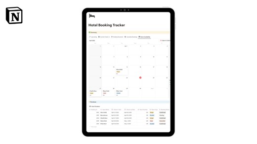 Hotel Booking Tracker