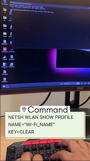 CMD Se WiFi Ka Password Kaise Pata Kare? 💻 | Windows Trick (Hindi)