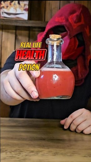 How to make Real Life Health Potion! #fyp #healthy #recipe #worldofwarcraft #cooking