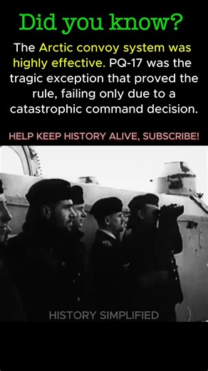 German U-Boats Were STUNNED When One "Panic" Order Broke the Convoy System #shorts #ww2 #history