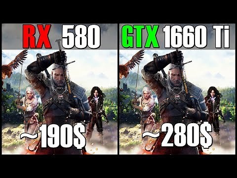 RX 580 vs GTX 1660 Ti | Test in 7 GAMES
