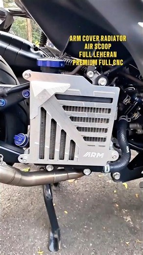 ARM Cover Radiator Air Scoop Full Leheran Premium Full CNC #coverradiator @Afernan21