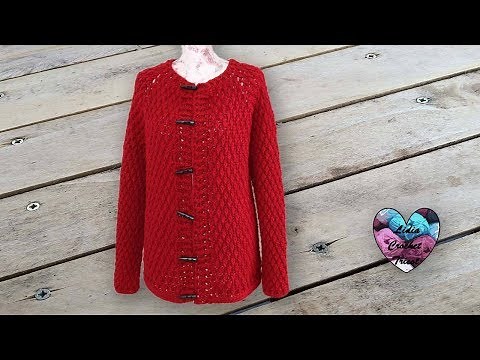 Nina Cardigan Crochet All Sizes "Lidia Crochet Knitwear"