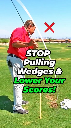 Stop Pulling Wedges & Lower Your Scores! If you are an experienced golfer you will know that when it comes to wedges we tend to pull them. There is a reason for it. This tip will explain why and teach you how to stop pulling wedges. Once you do, you will hit more greens and lower your scores. | Paul Wilson Golf Instruction