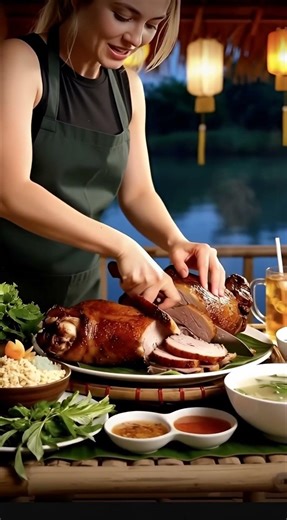 Vietnamese Camel Roast | Juicy Roasted Camel with Pho, Herbs & Fragrant Rice
