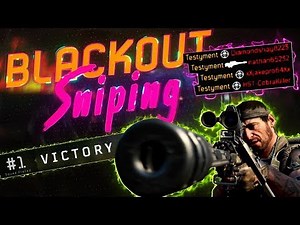 the CRAZIEST SNIPING in BLACKOUT - BO4 Battle Royale