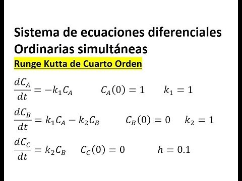 RUNGE KUTTA Fourth order - System of 3 simultaneous ordinary differential equations