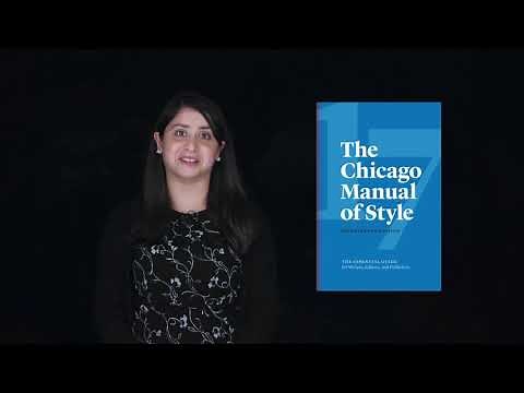 Chicago Manual of Style (17th Edition)