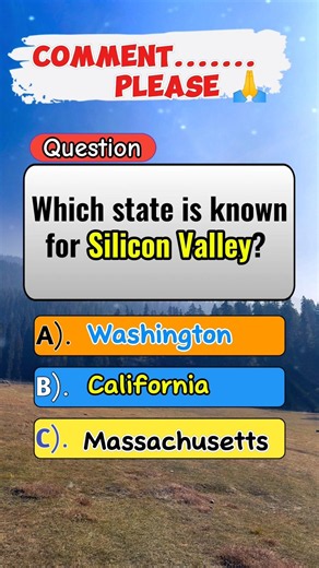Where is Silicon Valley? 99% Tech People FAIL! 💻 #quiz #trivia #siliconvalley