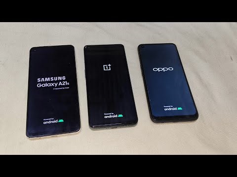 Samsung A21s vs OnePlus 11 vs Oppo A53 Reboot Speed Test