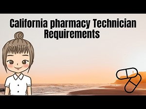 California Pharmacy Technician Requirements| Its Dricaaa| links included!