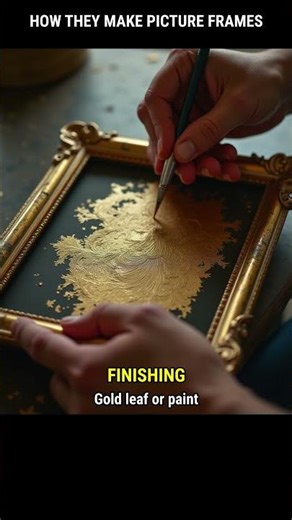 Picture Frames Are MITERED at Exactly 45 Degrees 🖼️