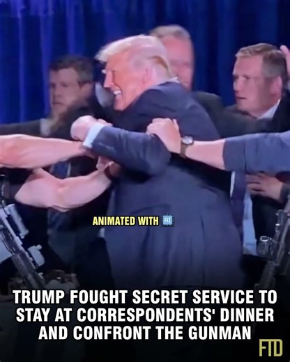 Trump fought Secret Service to stay at Correspondents' Dinner and confront the gunman