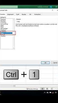 How To Write 0001 In Excel || Excel Format