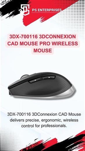 3DX-700116 3DCONNEXION CAD MOUSE PRO WIRELESS MOUSE