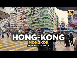 Hong Kong 4K Walking Tour: The Vibrant Energy of Mong Kok