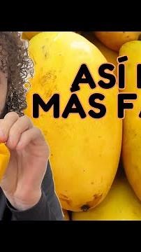 How to Eat Mango Correctly - Tutorial by Rosvin