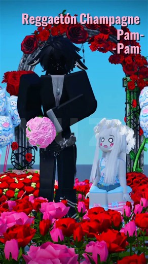 Flowers Flowers Flower ;p | Reggaeton Champagne Trend Roblox | ‪@yu-yuzi‬#roblox #robloxedit #shorts