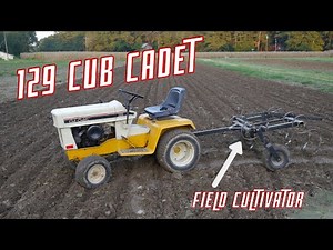 Cub Cadet 129 Pulling Field Cultivator to Dry Land for Winter Crops! - Bullard Farms #farm #tractor