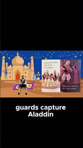 💖 Disney Princess Read Aloud: When Aladdin Meets Jasmine | Step Into Reading Pt 2 #aladdin #jasmine