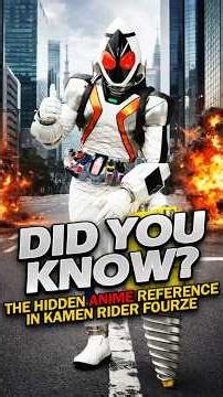 The Hidden Anime Reference in Kamen Rider Fourze #kamenrider #shorts
