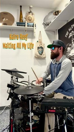 Kairo Reef “Waiting All My Life” drum cover! Florida men collaborated! #reggaevibes #drumcover