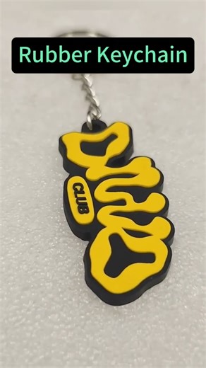 Manufacturer High Quality Wholesale Rubber Keychain