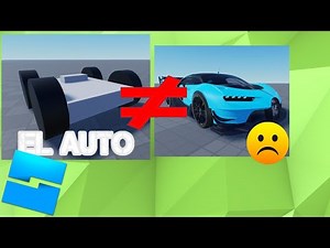 Como hacer un auto en Roblox Studio.