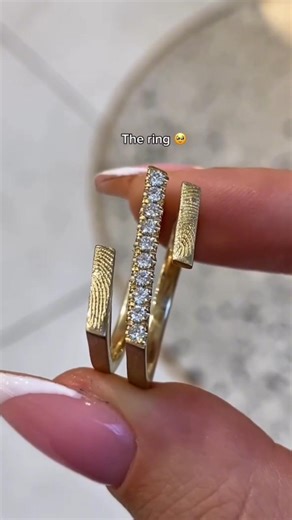 Unforgettable Fingerprint Ring 💍 | Mom & Dad’s Love Forever ❤️