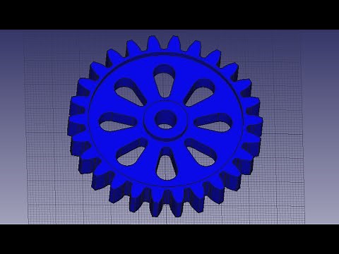 FreeCad Spanish Tutorial 7 Gear 2