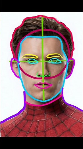 how to draw spider man tom holland step by step
