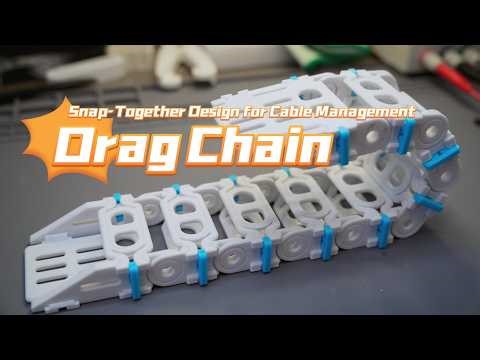 3D-Printed Modular Drag Chain