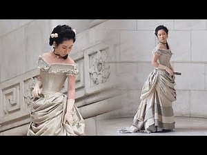 I Made a Victorian Bustle Gown and Wore it to New York Public Library