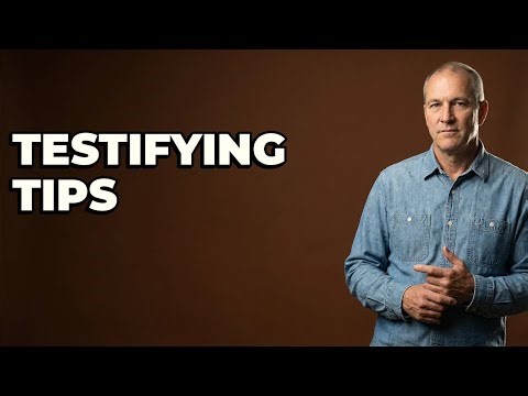 How Do You Answer Questions When Testifying?