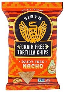 Siete Nacho Grain Free Tortilla Chips, 4 Oz