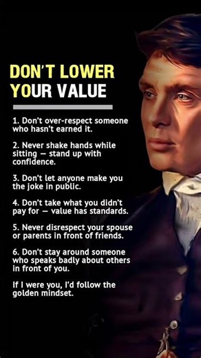 DON'T LOVER YOUR VALUE #quotes #usafacts #selfrespect #motivation #facts #mindset #selfgrowth #usa
