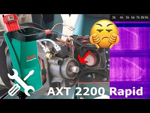 Panne broyeur Bosch AXT 2200 Rapid: Démarre puis s'arrête. Comment réparer.