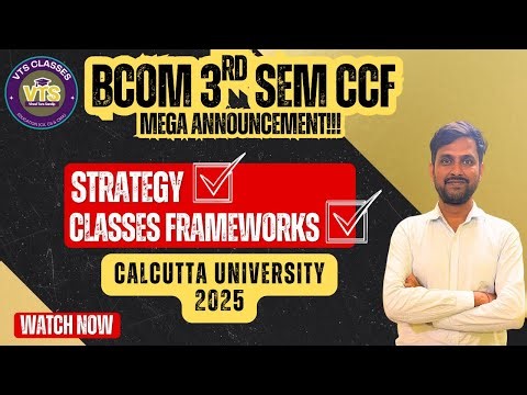 Complete B.Com Sem 3 CCF Guide | Financial Accounting II & IT | CU