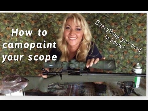 How to camo-paint your hunting gear (scope)