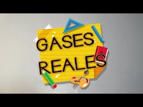REAL GASES - VAN DER WAALS EQUATION
