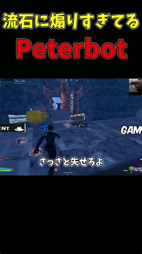 Peterbot is being way too provocative lol #fortnite #shorts #peterbot