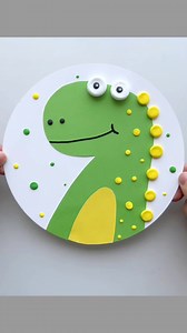 Simple and interesting children's handicraft dinosaur, let's play with children at home during summer vacation. #Kindergarten #handicrafts #parentchild #handicrafts #dinosaur #theme handicrafts #children's #paintings #kindergartenart #creativity #reels #reelsfb paper craft | paper craft