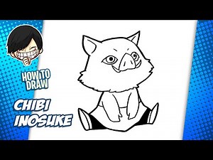 How to draw Chibi Inosuke step by step