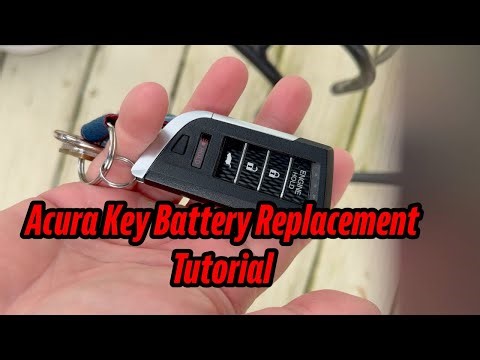 How to Replace Acura Key Battery