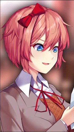 Sayori Caught MC Using AI for His Poem! #ddlc #sayori #ddlcmod