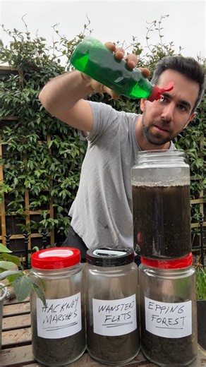 Do you know what kind of soil you have in your garden? 🧐 Doing a soil test to identify if you have sandy, silty, clay or loam soil will help you choose the right plants, and give them the best start. It's easy to identify your soil with this simple jar test – so watch Hayati show how you to do it, then grab a jar and give it a go! | BBC Gardeners' World Magazine