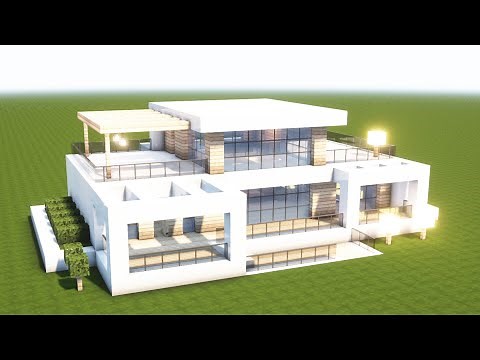 MODERNES HAUS in MINECRAFT bauen TUTORIAL [HAUS 305]
