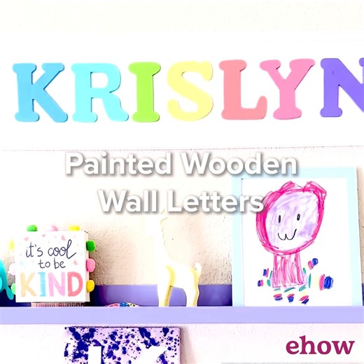 3.7K views | Spell out a name, a heartfelt quote, or an inspiring word and add a splash of color to any living space! DIY: https://bit.ly/4b92gwL | ehow | Facebook