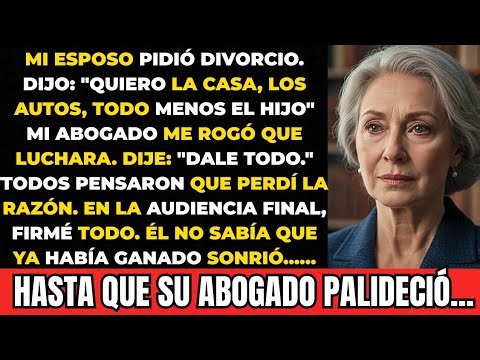 Mi Esposo Se Llevó Todo En El Divorcio — No Tenía Idea De Lo Que Realmente Estaba Tomando y...